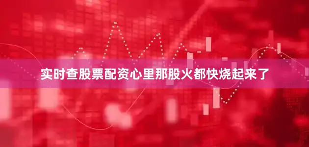 实时查股票配资心里那股火都快烧起来了